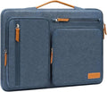 MOSISO 360 Protective Laptop Case 16 inch, 15-15.6 inch Laptop Sleeve Compatible with MacBook Pro 16, HP, Acer, Dell, Lenovo, ASUS, Side Open Carrying Case with 4 Zipper Pockets&Handle, Haze Blue