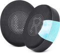 Ear Pads Replacement for Jabra Elite 45h - Cooling Gel Cushions for Evolve2 65 40 MS UC USB Wireless On-Ear Headphones with Memory Foam (Black)