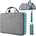 ZINZ Laptop Case Computer Sleeve Briefcase with Multi-pockets for 11.6 12.9 13 13.3 14 15 15.6 16 inch Notebooks