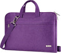 Voova Laptop Bag 15.6 Inch for Women, Waterproof Computer Sleeve Carrying Case with Shoulder Straps & Handle Compatible with Macbook Air 15, MacBook Pro 15/16, 15-16 Inch Hp Dell Lenovo Asus, Purple