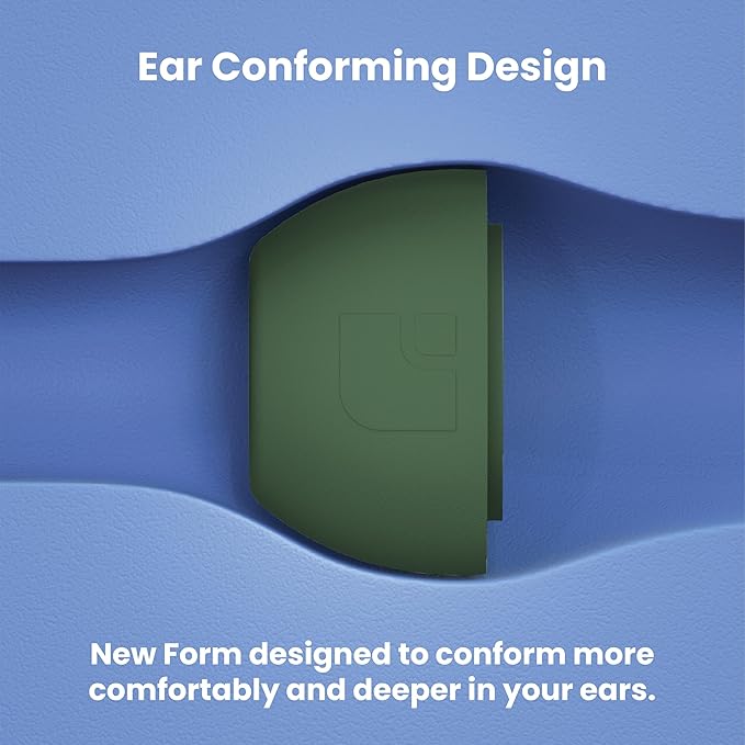 Foam Masters Ultra-Premium Memory Foam Ear Tips for AirPods Pro 1st & 2nd Gen | 3 Pairs | Black Magic Ver 6.0 | Secure | Comfort | Better Noise Cancel | Replacement Buds – Forest Green, Large