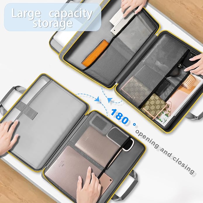 ZINZ Laptop Case Computer Sleeve Briefcase with Multi-pockets for 11.6 12.9 13 13.3 14 15 15.6 16 inch Notebooks
