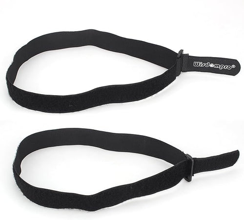 12 Pack 1 x 24 Inches Hook and Loop Reusable Fastening Cable Tie Down Straps by Wisdompro - Reusable, Durable Functional Cinch Strap to Keep Your Home, Office, Workspace from Tangled Messes of Cords
