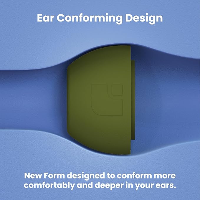 Foam Masters Ultra-Premium Memory Foam Ear Tips for AirPods Pro 1st & 2nd Gen | 3 Pairs | Black Magic Ver 6.0 | Secure | Comfort | Better Noise Cancel | Replacement Buds – OD Green, Assorted S/M/L