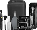 Movo Deluxe Essentials DSLR Camera Cleaning Kit with 10 APS-C Cleaning Swabs, Sensor Cleaning Fluid, Rocket Air Blower, Lens Pen, Soft Brush, 2X Small and 2X Large Microfiber Cloths and Carrying Case