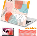 Mektron for MacBook Pro 16 inch A2141 Case 2020 2019 Release with with Retina Display & Touch Bar & Touch ID, Abstract Artistic Plastic Hard Shell Cover Keyboard Skin Screen Film