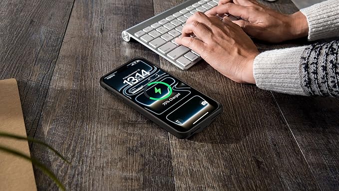 Battery Case for iPhone 17 Pro Max, Upgraded 12000mAh Rechargeable Portable Extended Battery Pack Supported Qi Wireless Charging Case Compatible with iPhone 17 Pro Max (6.9 inch) Charger Cover (Black)