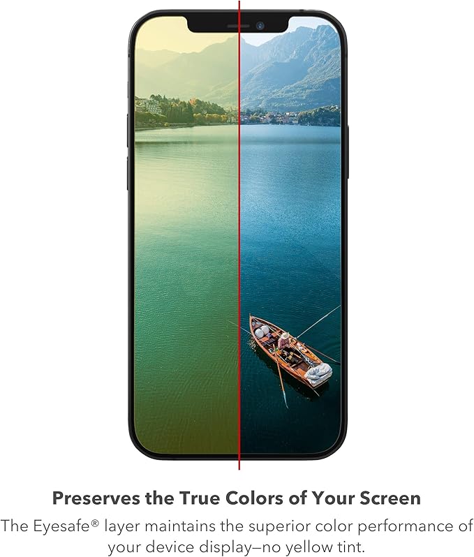 ZAGG InvisibleShield Glass Elite VisionGuard - Impact Protection, Scratch & Fingerprint Resistant, Clear for iPhone 12 Pro, 12, 11, XR