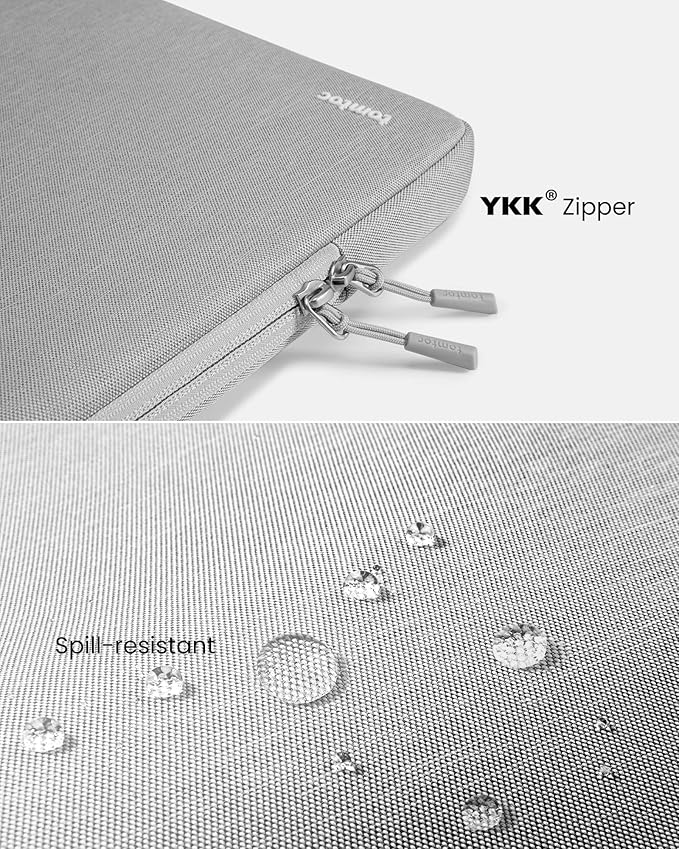 tomtoc 360 Protective Laptop Sleeve Set for 15-inch MacBook Air M4/A3241 2025, M3/A3114 M2/A2941, 15-inch MacBook Pro A1990 A1707, Dell XPS 15 Plus, Water-Resistant Laptop Case with Accessory Pouch