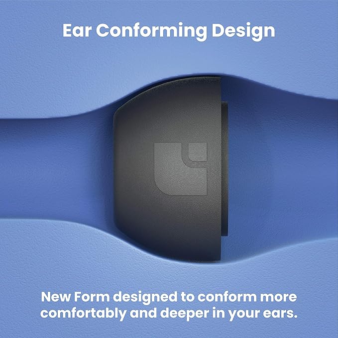 Foam Masters Ultra-Premium Memory Foam Ear Tips for AirPods Pro 1st & 2nd Gen | 3 Pairs | Black Magic Ver 6.0 | Secure | Comfort | Better Noise Cancel | Replacement Buds – Black, Medium