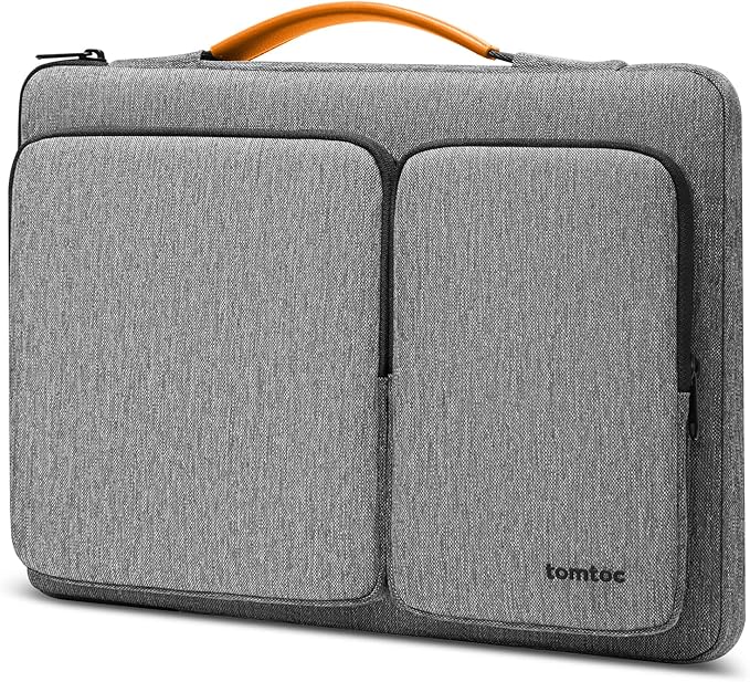 tomtoc 360 Protective Laptop Sleeve for 14-inch MacBook Pro M4/M3/M2/M1 Pro/Max A2918 A2992 A2779 A2442 2024-2021, 13.5-14.4 Inch Surface Laptop 6/5/Studio 2/1, Water-Resistant Carrying Case