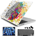 Batianda Premium Case for New MacBook Air 15 inch 2025 2024 2023 with M4 M3 M2 Chip, Designed Protective Plastic Hardshell & Keyboard Cover & Screen Protector, Innovative Brain