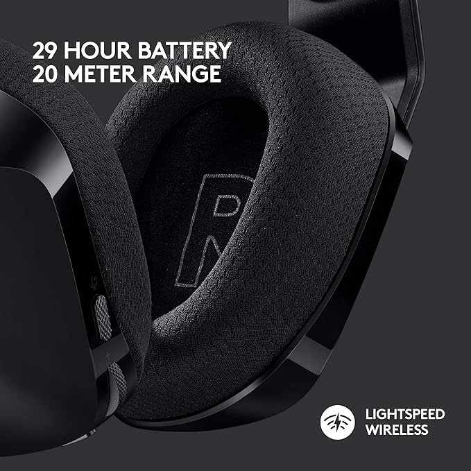 Logitech G733 Lightspeed Wireless Gaming Headset + Litra Beam LX Premium Dual-Sided RGB LED Streaming Key Light - Black