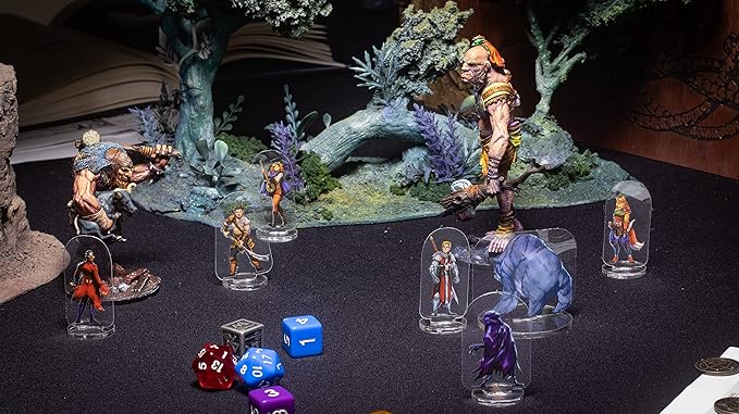 Arcknight Flat Plastic Miniatures: Underground Horde; 31 Unique Subterranean-Themed Minis for DND 5e and Pathfinder; Affordable, Skinny Figurines for Dungeons and Dragons and Other Tabletop RPG Games