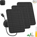 5W Solar Panel for Blink Camera Outdoor, Solar Panel Charger Compatible with Blink Outdoor 4 (4th Gen) Camera, Solar Panel w/Battery for Blink Camera, 9.8ft Cable Rubber Plug IP65 Waterproof, 3 Pack
