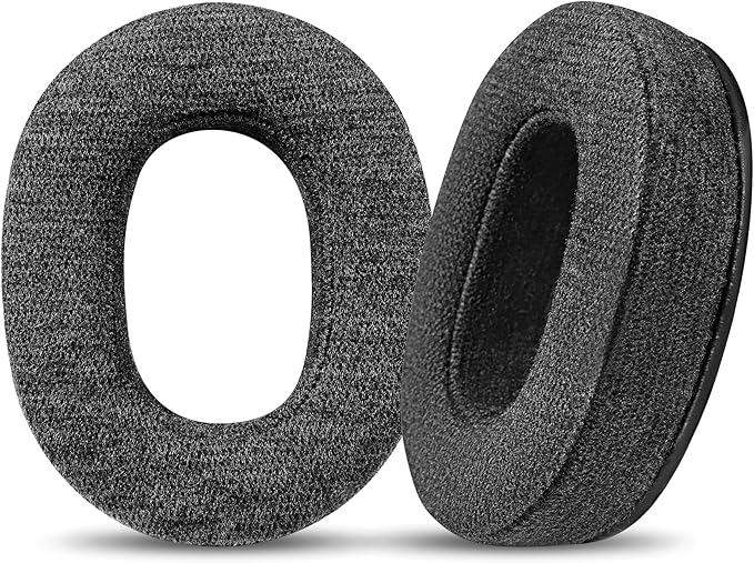 Skin-Friendly Cotton Replacement Earpads for Sony WH-1000XM2/MDR-1000X, Skin-Friendly Cotton Ear Pads Cushions with High-Density Noise Isolation Foam, Keep Warm (Dark Gray)