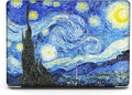 Compatible with MacBook Pro 13 inch Art Case Skin, 2022, 2021, 2020-2016 Release A1706/A1989/A2159 Cover Hard Shell with Keyboard Cover & Screen Protector (The Starry Night by Vincent Van Gogh)
