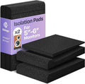 Studio Monitor Isolation Pads Premium Acoustic Foam Elevates Audio Ideal for 5 Inch Speakers Enhanced with Vibredux HD Foam for Superior Isolation